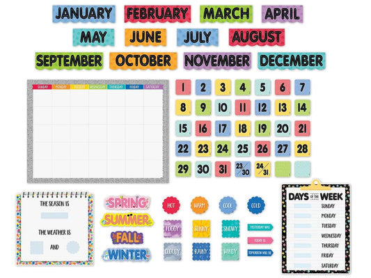 Core Decor Calendar Bulletin Board Set - US 7588