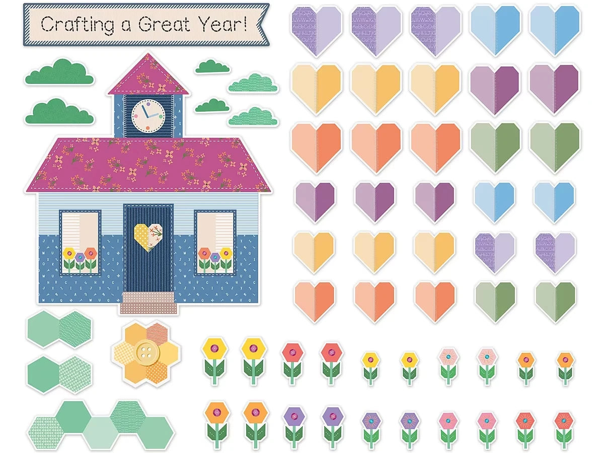 Crafty and Cool Crafting a Great Year Bulletin Board Set - US 7699
