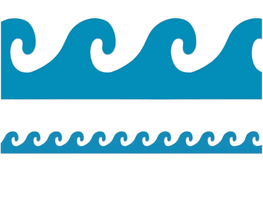 Blue Waves Border - US 7737