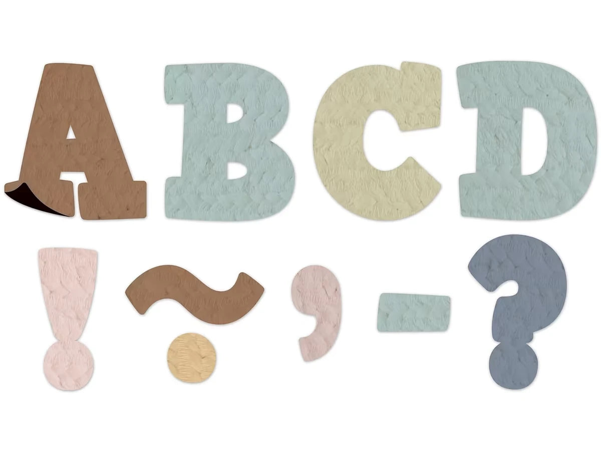 Everyone Is Welcome Bold Block 3" Magnetic Punch-Out Letters - US 6571