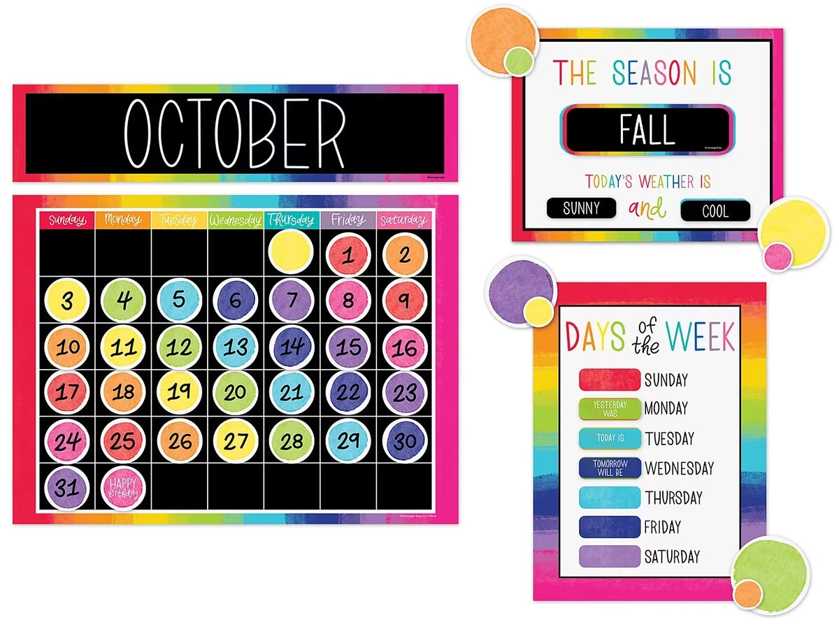 Light Bulb Moments Calendar Bulletin Board Set - US 2566