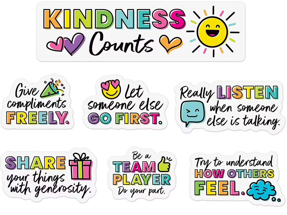 Kind Vibes Kindness Counts Bulletin Board Set - US 2700