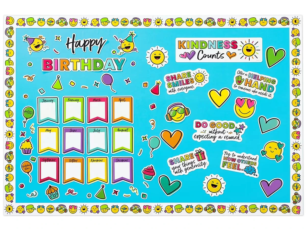Kind Vibes Smiley Face Accents - US 5318