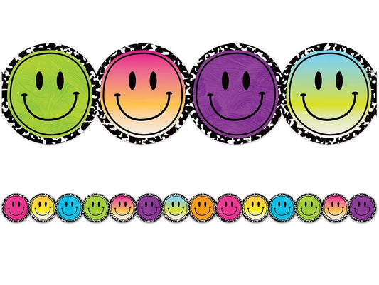 Brights 4Ever Smiley Face Border - US 6516