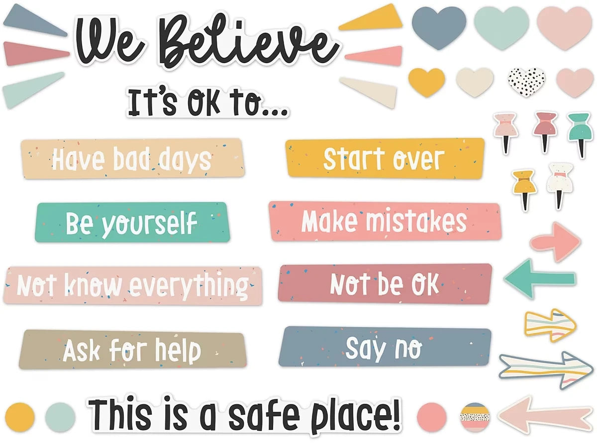 We Belong Motivational Bulletin Board Set - US 8315