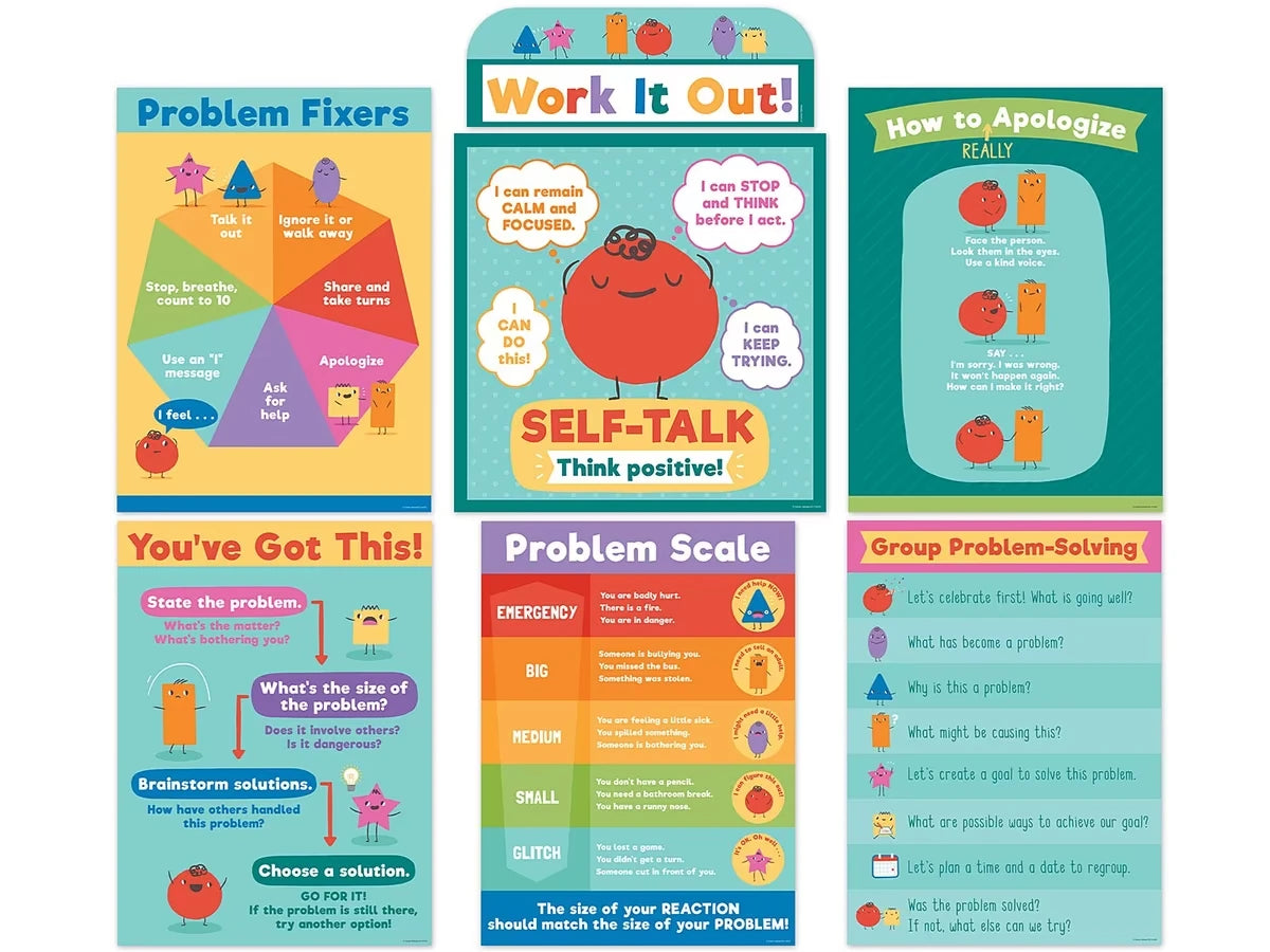 Social Problem-Solving Bulletin Board Set - US 3030