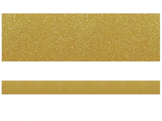 Confetti Gold Shimmer Border - US 8501