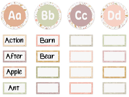 Terrazzo Tones Word Wall Bulletin Board Set - US 2598