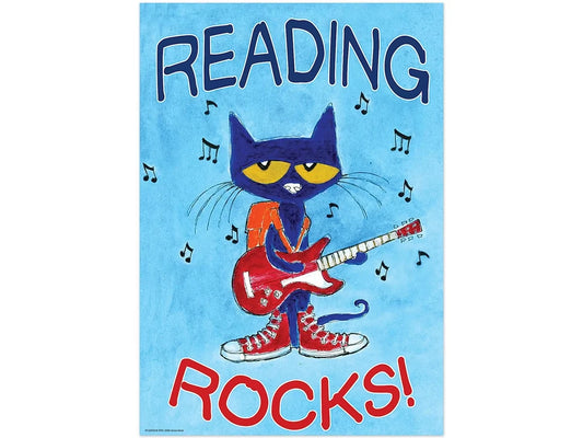 Pete the Cat® Reading Rocks Poster - US 3120