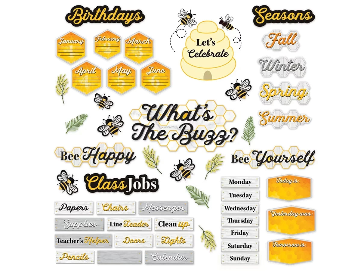 The Hive Classroom Organization Bulletin Board Set - US 5142