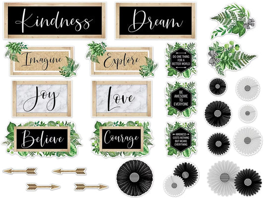 Simply Boho Motivational Bulletin Board Set - US 6889