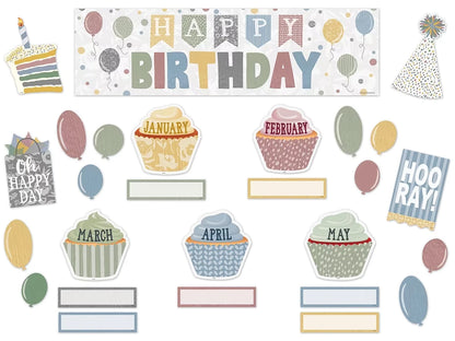 Classroom Cottage Birthday Bulletin Board Set - US 4478