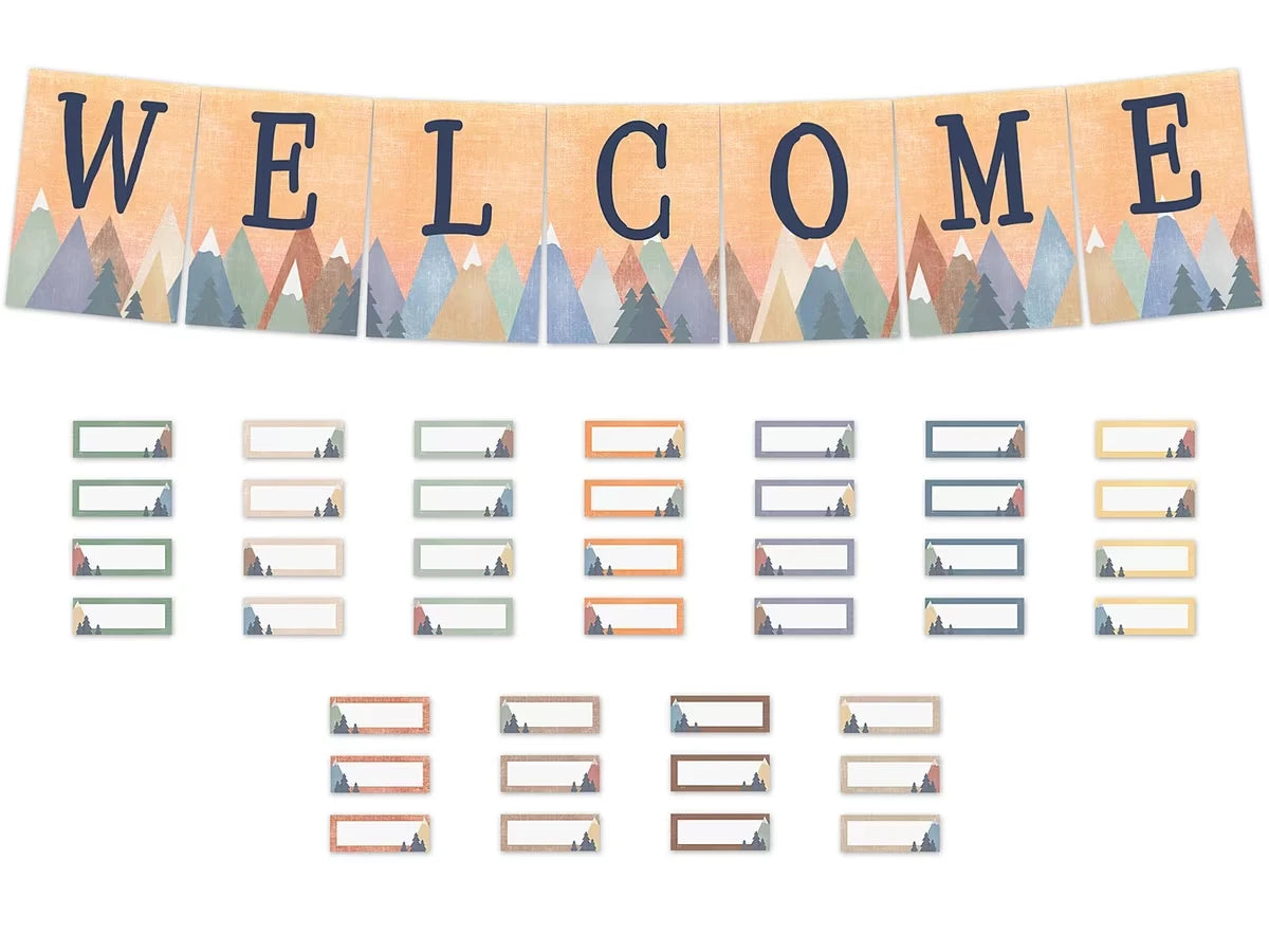 Moving Mountains Welcome Bulletin Board Set - US 8682