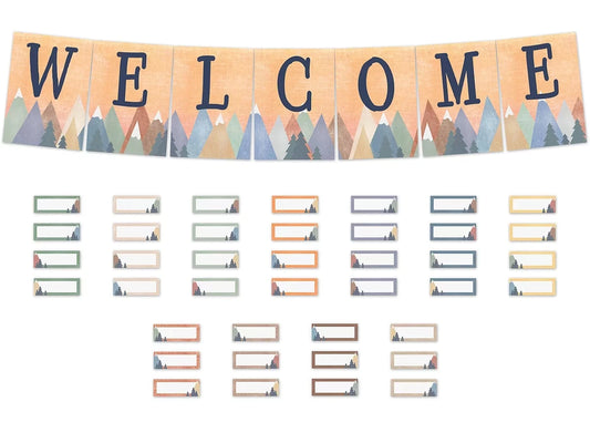Moving Mountains Welcome Bulletin Board Set - US 8682