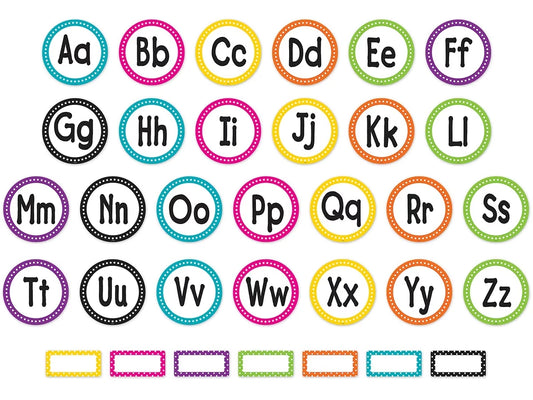 Polka Dot Word Wall Bulletin Board Set - US 6294