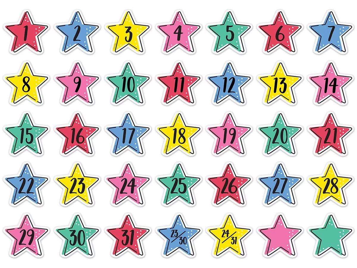 Star Bright Calendar Mini Accents - US 1883