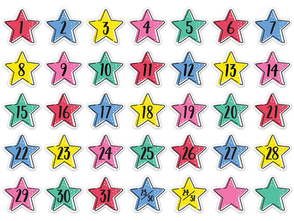 Star Bright Calendar Mini Accents - US 1883