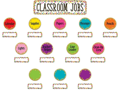 Confetti Classroom Jobs Bulletin Board Set - US 7966