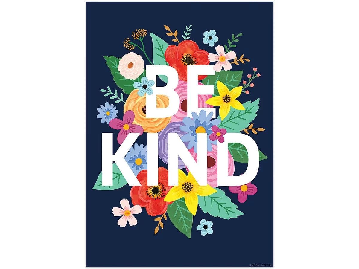 Wildflowers Be Kind Poster - US 5398