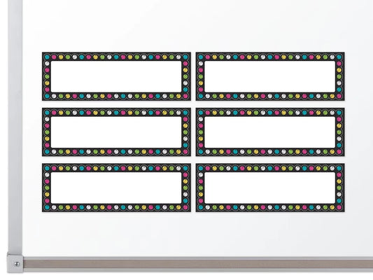 Chalkboard Brights Magnetic Write & Wipe Accents - US 3777