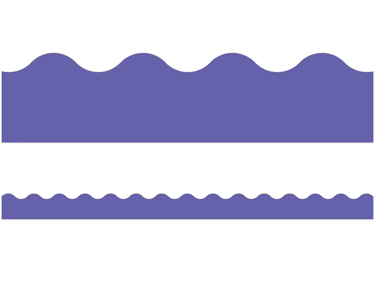 Purple Scalloped Border - US 2200