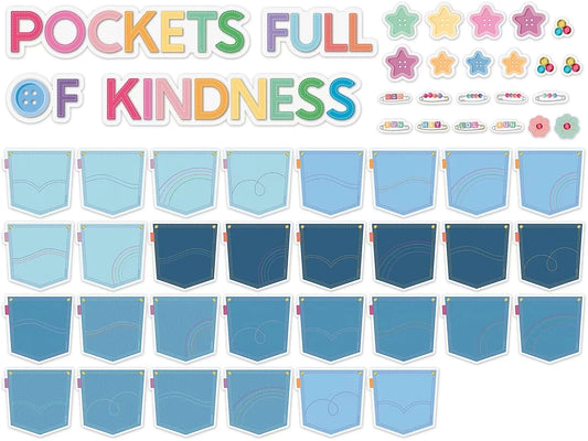 Crafty and Cool Pockets Full of Kindness Bulletin Board Set - US 7091