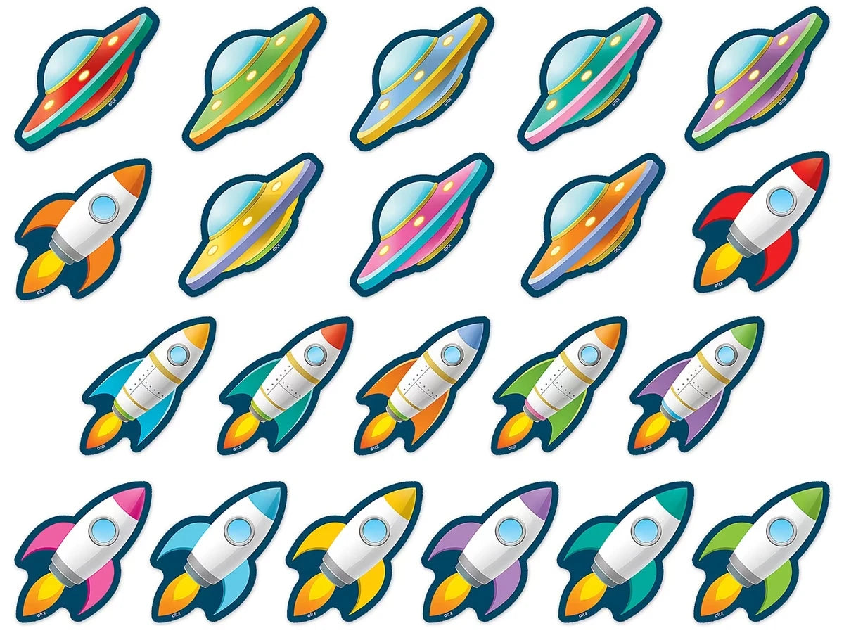 Outer Space Crew Mini Accents - US 7349