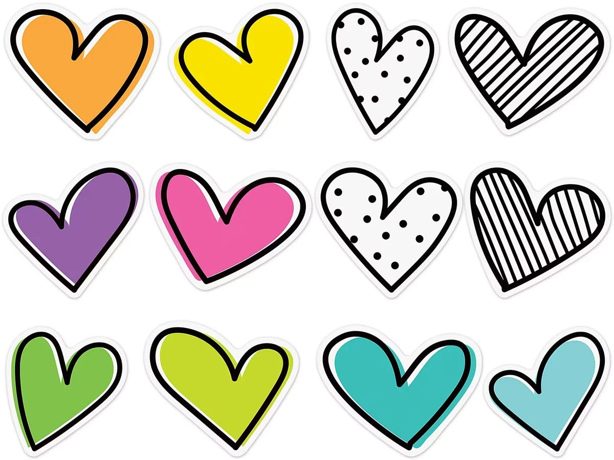 Kind Vibes Doodle Heart Accents - US 5057