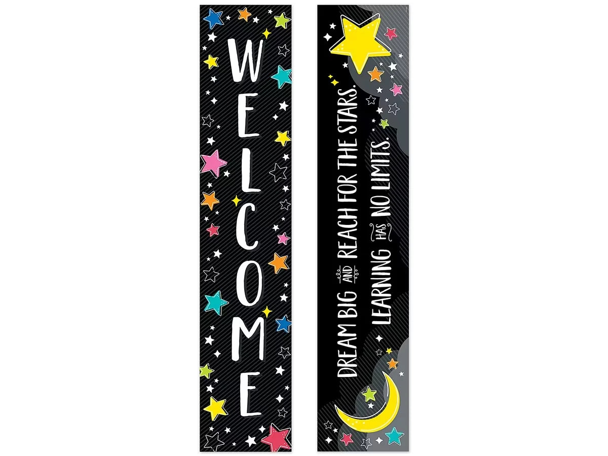Star Bright Double-Sided Welcome Banner - US 9302