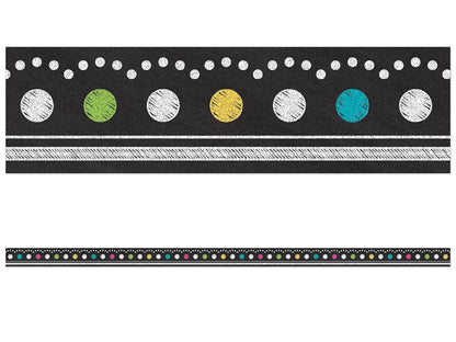 Chalkboard Brights Double-Sided Border - US 8459