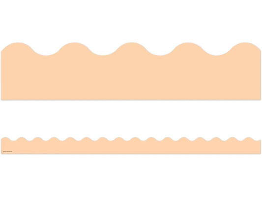 Pastel Pop Peach Scalloped Border - US 1902