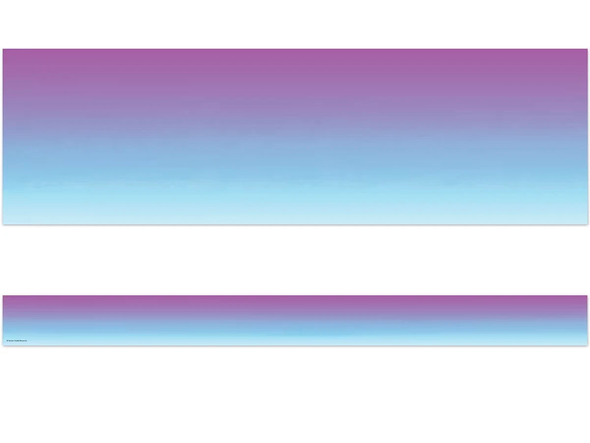 Brights 4Ever Purple Blue Color Wash Border - US 2177