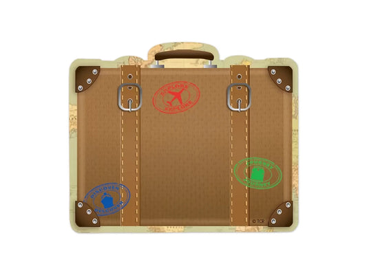 Travel the Map! Vintage Luggage Mini Accents - US 5826