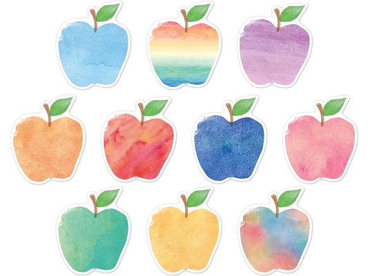Watercolor Apple Accents - US 3709
