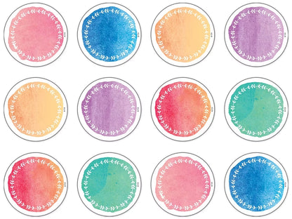 Watercolor Circle Mini Accents - US 4400