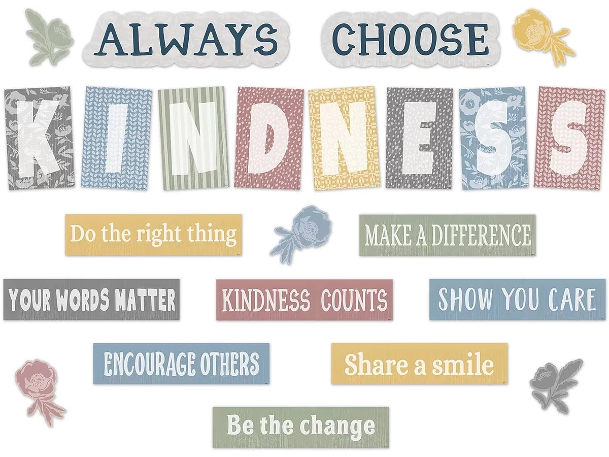 Classroom Cottage Choose Kindness Bulletin Board Set - US 4640