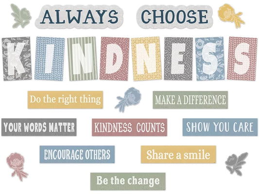 Classroom Cottage Choose Kindness Bulletin Board Set - US 4640