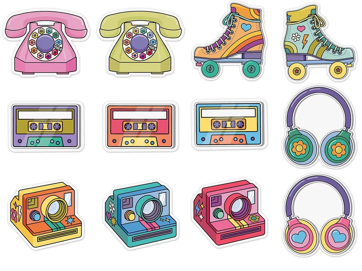 Retro Remix Groovy Accents - US 4874