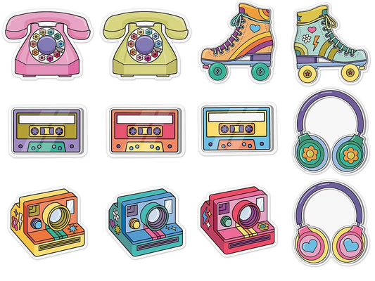 Retro Remix Groovy Accents - US 4874