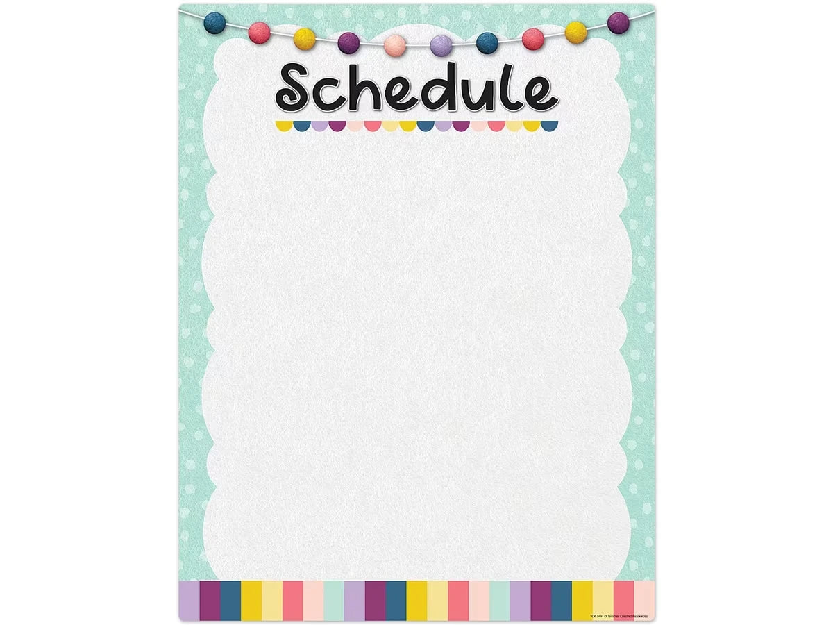Oh Happy Day! Write & Wipe Schedule Poster - US 7810