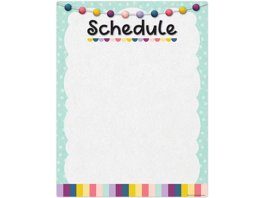 Oh Happy Day! Write & Wipe Schedule Poster - US 7810