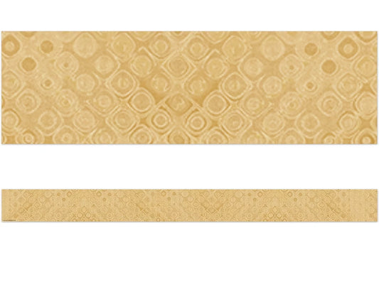 Wonderfully Wild Gold Textile Border - US 2950