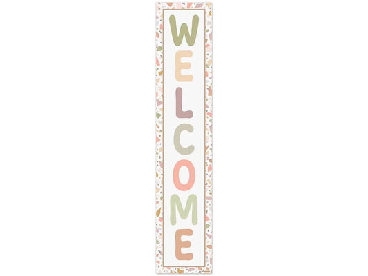 Terrazzo Tones Welcome Banner - US 7707