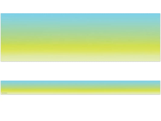 Brights 4Ever Aqua Lime Color Wash Border - US 6083