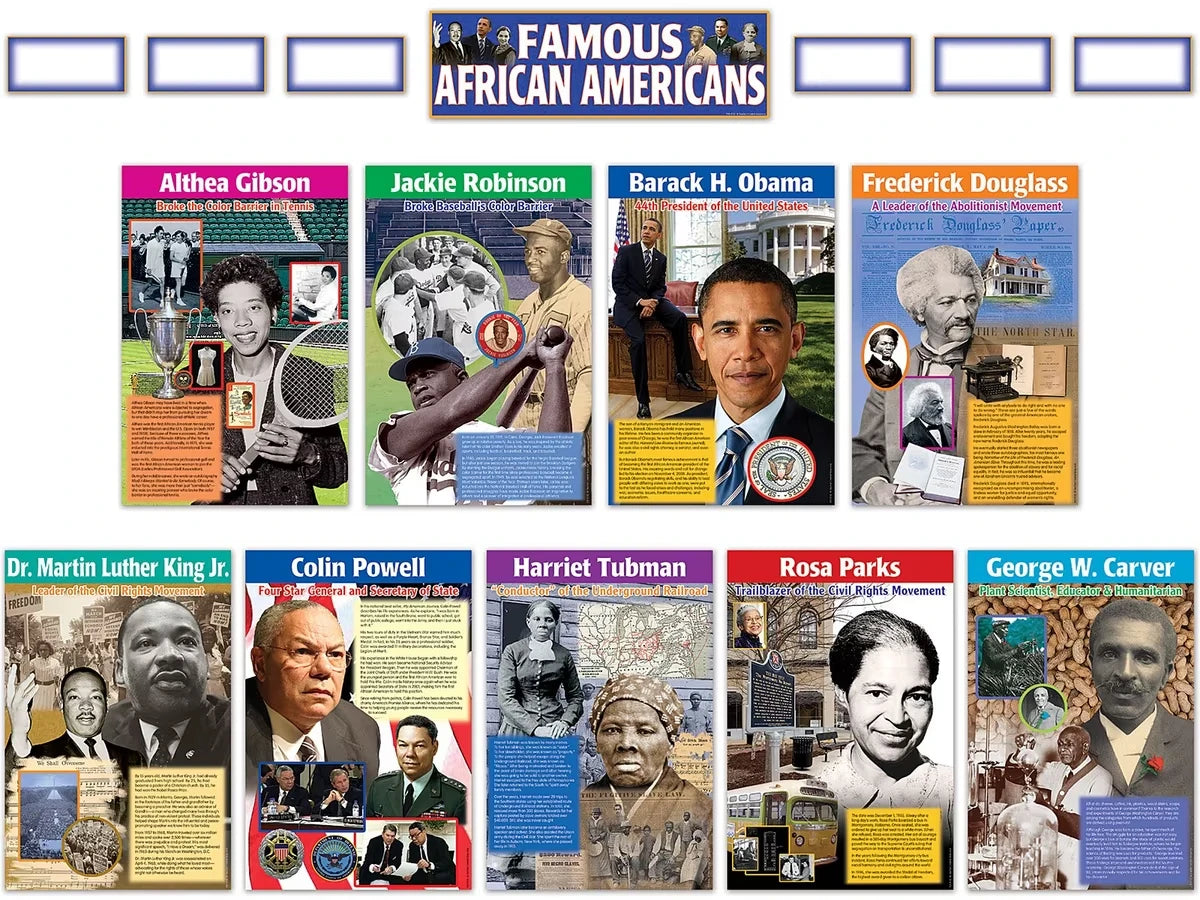 Famous African Americans Bulletin Board Set - US 5983