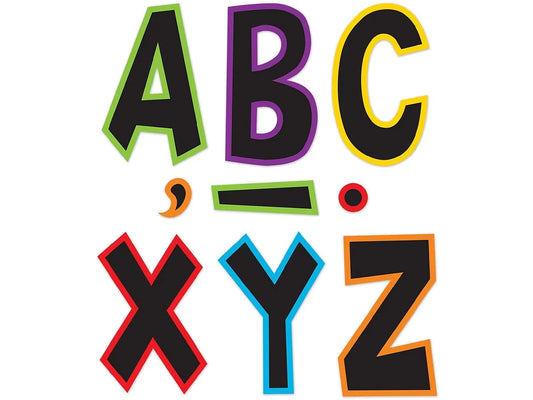Electric Bright 7" Punch-Out Letters - US 2062