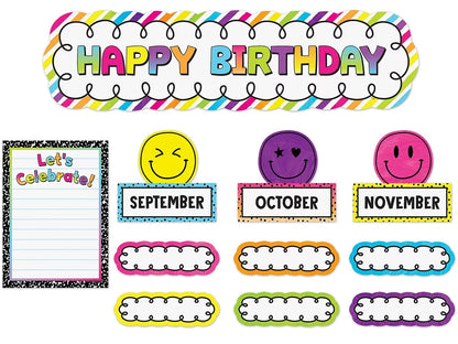 Brights 4Ever Birthday Bulletin Board Set - US 7354