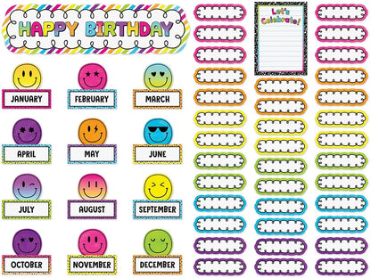 Brights 4Ever Birthday Bulletin Board Set - US 7354