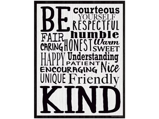 Modern Farmhouse Be Kind Poster - US 9065