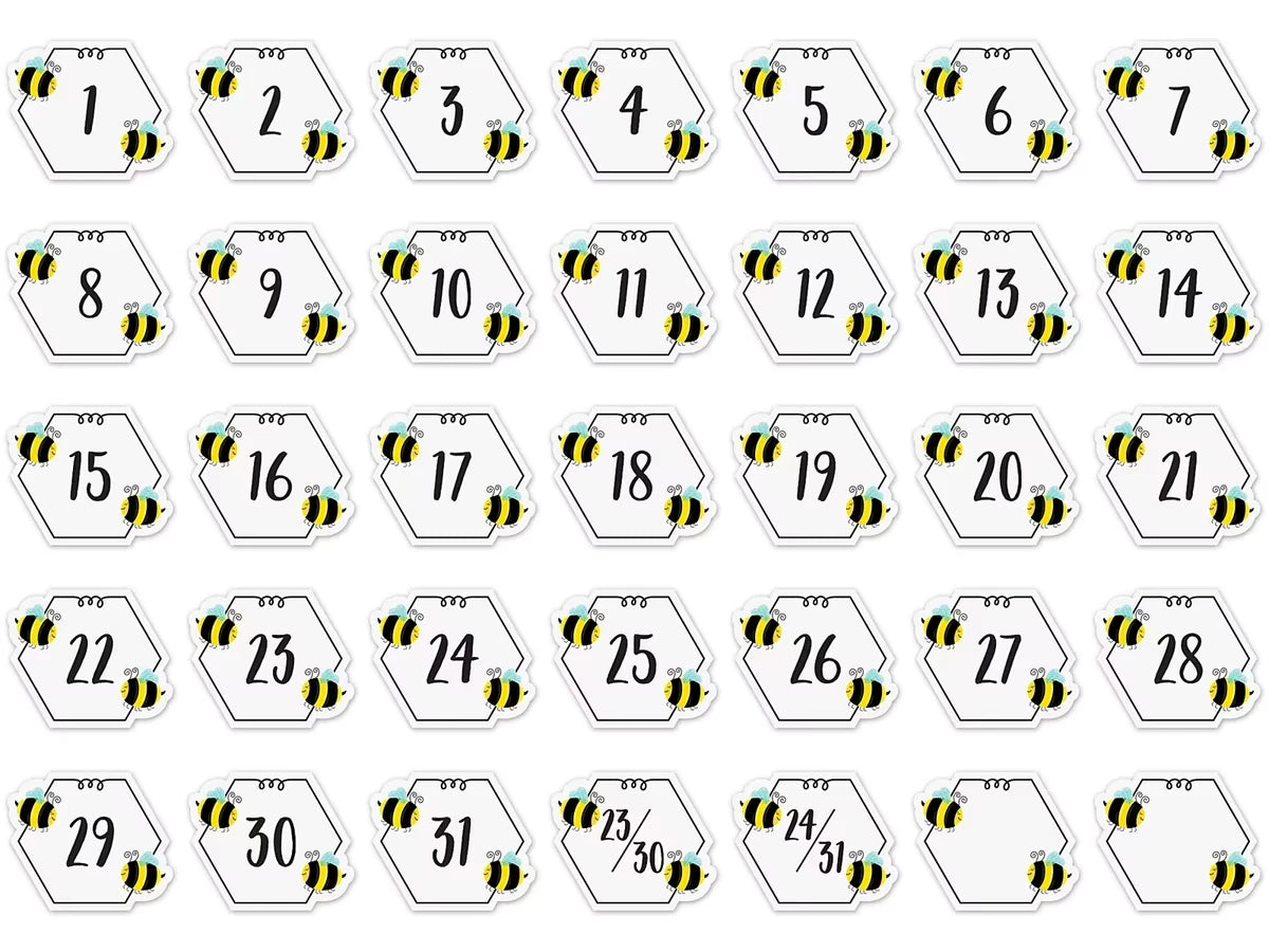 Busy Bees Calendar Mini Accents - US 5081